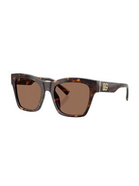 NEW DOLCE & GABBANA DG4512 502/73 Havana Brown Sunglasses 53mm